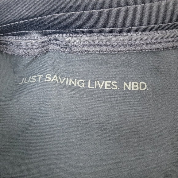 Figs NEW Petite Navy Zamora High Waisted Petite Joggers Scrub Pants Sz XXSP - Picture 9 of 12